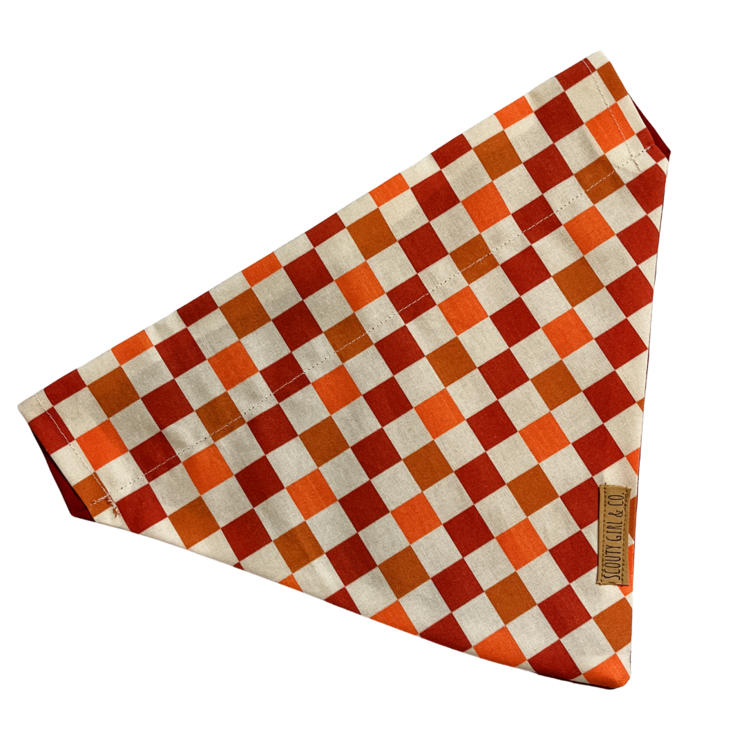 Checkered Out Orange