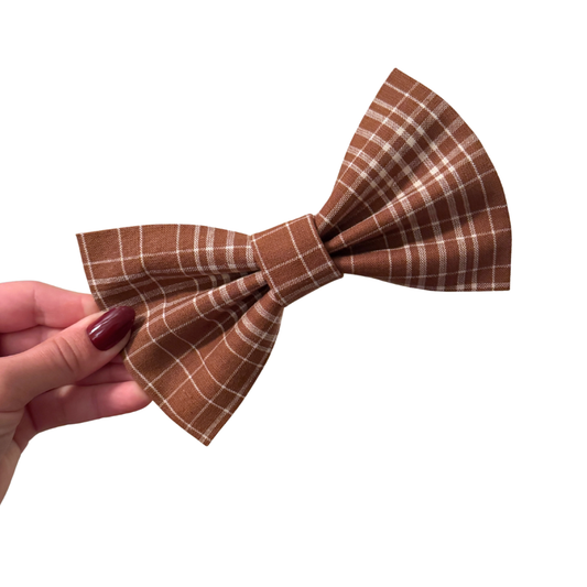 Harvest Plaid Bow Tie