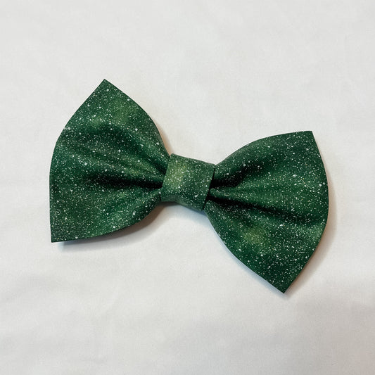 Green Glitter Bow Tie
