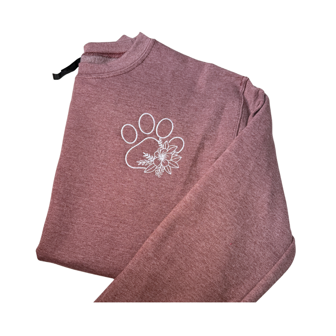 Floral Paw crewneck