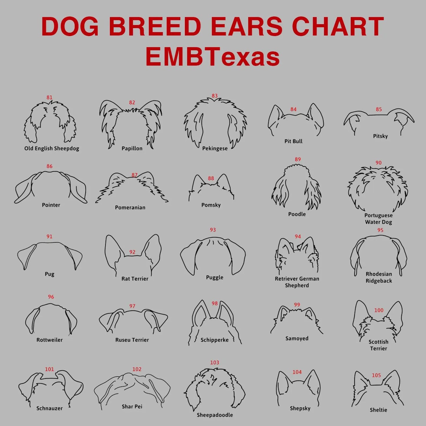 Customized Pet Ear Canvas Tote Bag