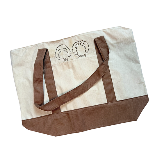 Customized Pet Ear Canvas Tote Bag